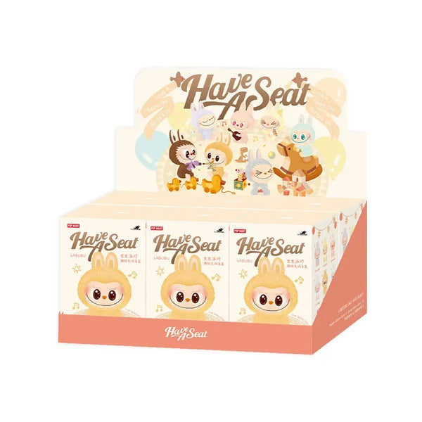 Pop Mart Labubu The Monsters Have a Seat Vinyl Plush Sealed Case (6 Blind Box)