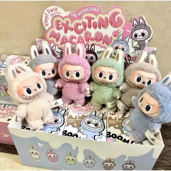 Pop Mart Labubu The Monsters Exciting Macaron Vinyl Face Sealed Case (6 Blind Boxes)